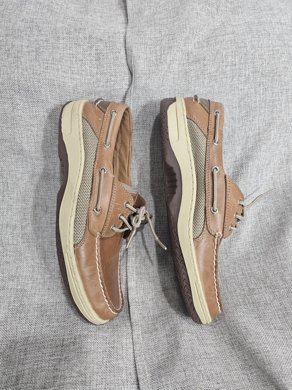 Sperry Men's Brown Leather Two-Eye Boat Shoes
